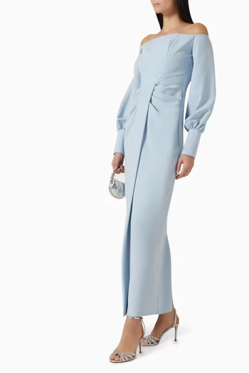 Off-shoulder Maxi Dress