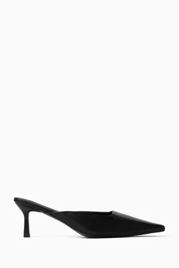 60 Mules in Leather