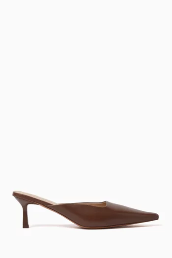 60 Mules in Leather