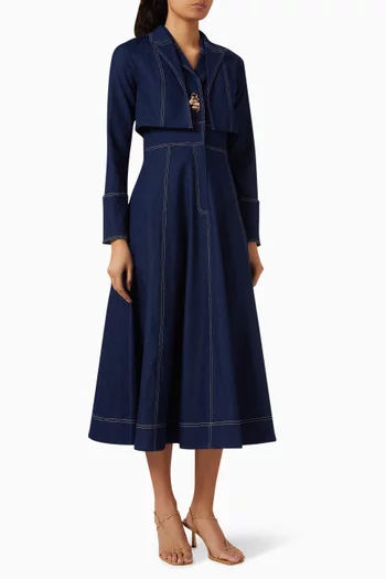 Eliana Dress in Denim