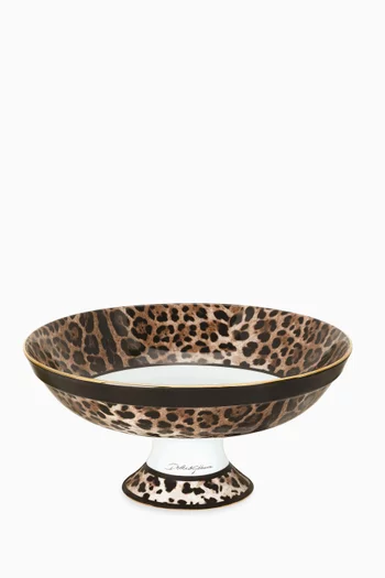 Leopardo Fruit Bowl in Porcelain