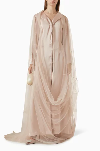 Shawl-lapel Coat Dress