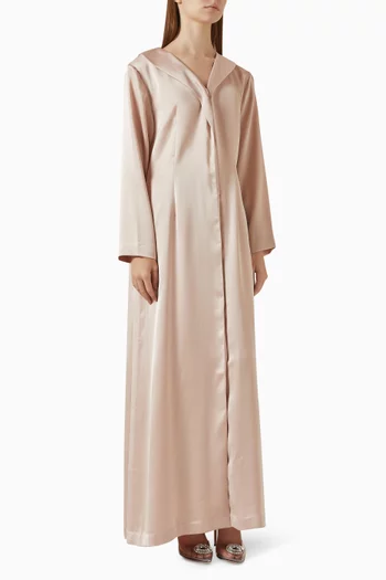 Shawl-lapel Coat Dress