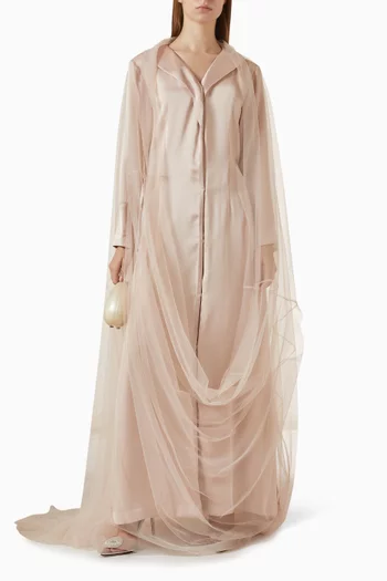 Draped Veil in Tulle