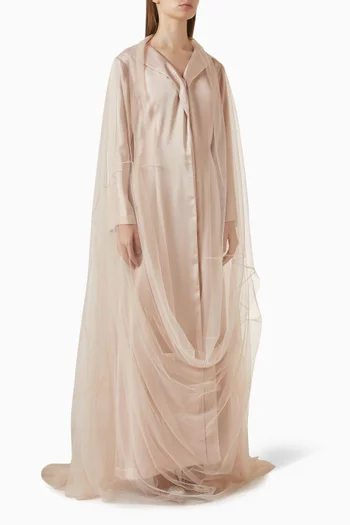 Draped Veil in Tulle