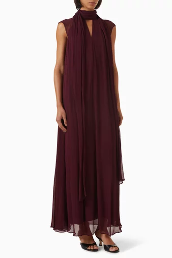 Camilla Scarf Dress in Chiffon