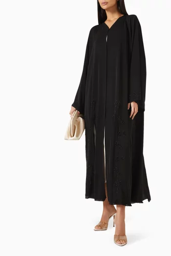 Bead-embroidered Abaya