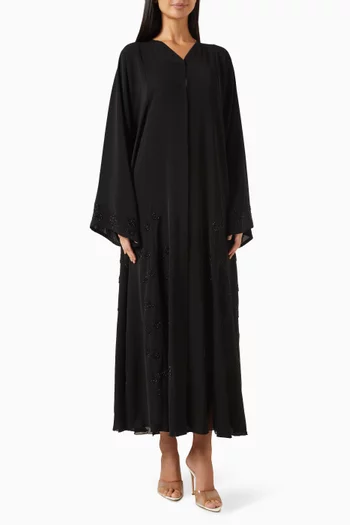 Bead-embroidered Abaya