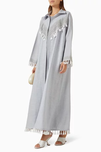 Tassel Charm Abaya Set