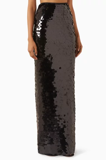 Mermaid Sequin-embellished Skirt