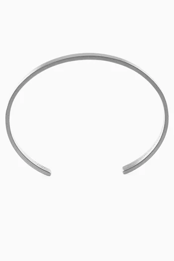 Ribbon Bracelet in Sterling Silver