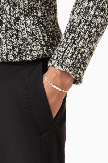 Cable Bracelet in Sterling Silver