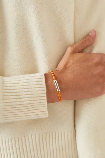 1.7g Perforated Cord Bracelet in Sterling Silver