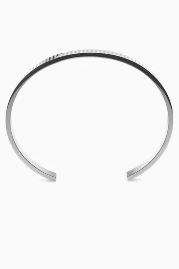 Ribbon Bracelet in Sterling Silver