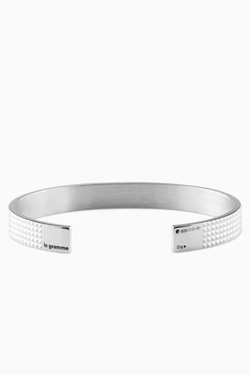 Ribbon Bracelet in Sterling Silver