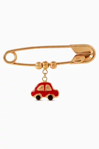 Car Pin in 18kt Gold