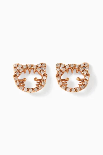 Maya & Friends Earrings in 18kt Yellow Gold