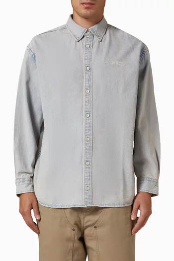 Washed Shirt in Denim