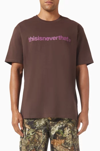 تي شيرت بشعار الماركة قطن جيرسيه