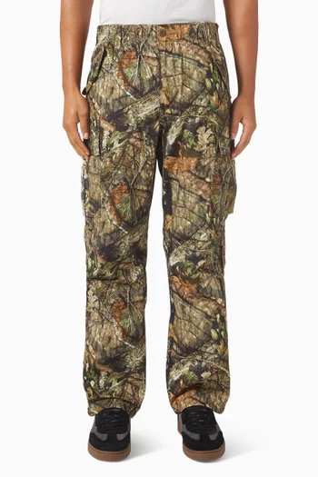 Printed Cargo Pants