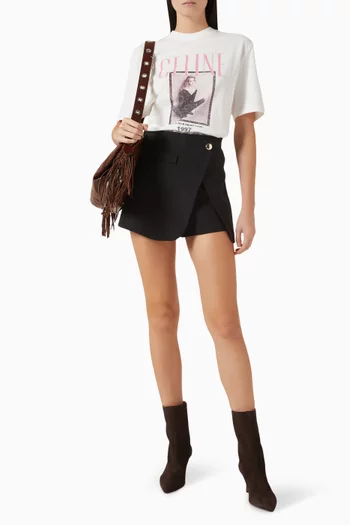 Graphic-print T-shirt in Cotton