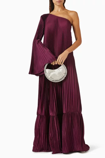 Mozart Gown in Plissé