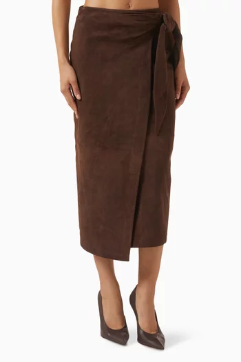 Jaspre Skirt in Suede