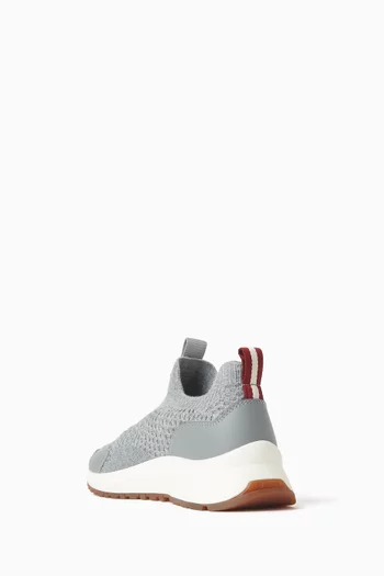 Dewan Sneakers in Mesh & Leather