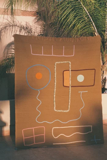 بطانية عفاف مزيج صوف وقطن