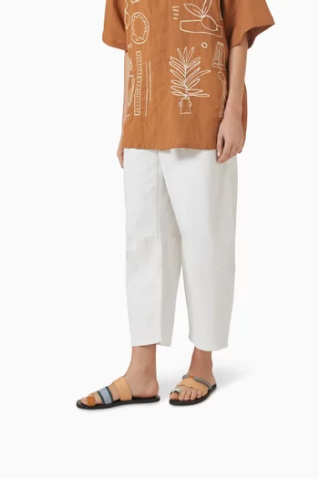 حذاء مفتوح بهال بهال جلد