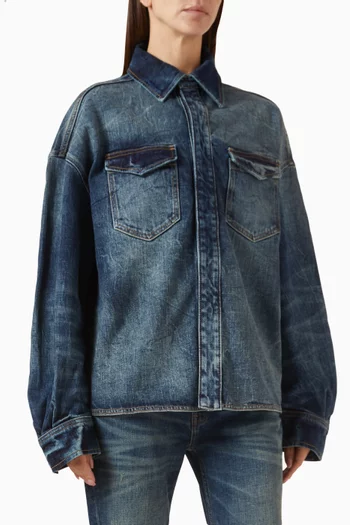 Daniele Shirt Jacket in Denim