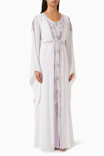 Embellished 2-piece Kaftan Set