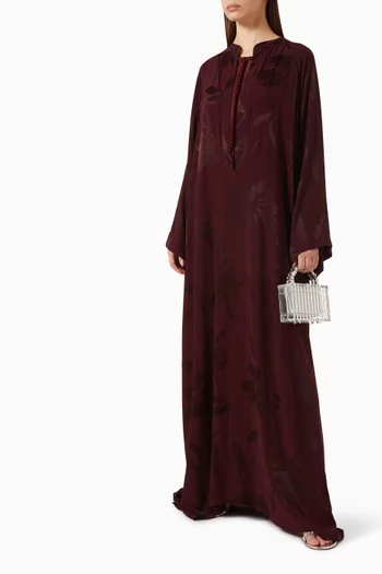 Floral Self-design Kaftan