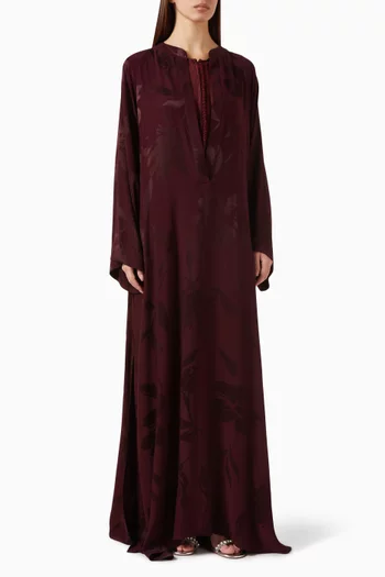 Floral Self-design Kaftan
