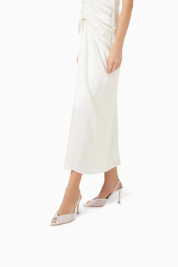 Katy 85 Slingback Pumps in Tulle & Satin