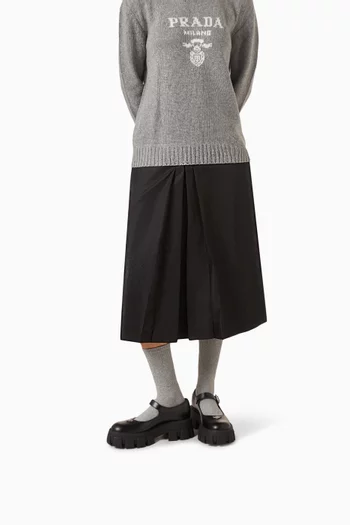Monolith Mary Jane Pumps on Brushed Leather