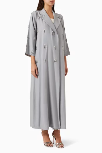 عباية مطرزة قطن