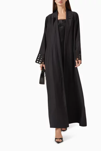 عباية زينة سيركل قطن