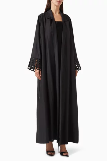 عباية زينة سيركل قطن