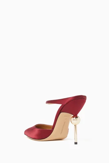 Alex 105 Mules in Satin