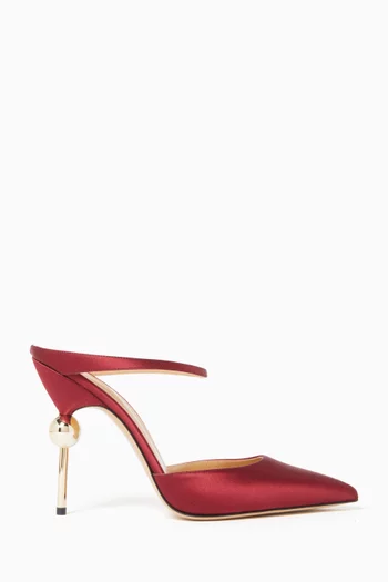 Alex 105 Mules in Satin