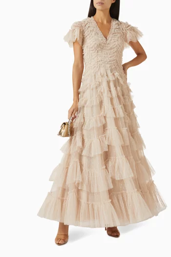 Aviana Ruffle Gown