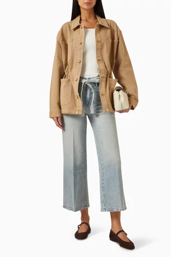 Oversized Jacket in Canvas