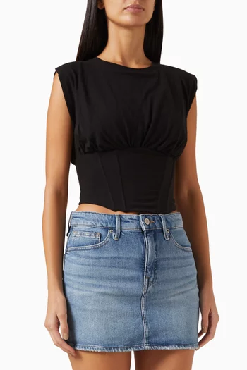 Sleeveless Corset Top