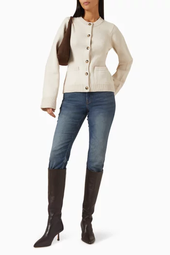 Good Icon Straight-fit Ankle Jeans