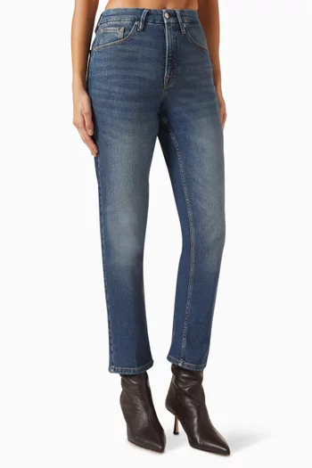 Good Icon Straight-fit Ankle Jeans