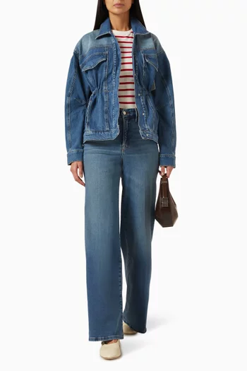 Soft Tech Good Waist Palazzo Jeans