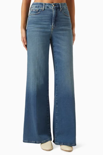 Soft Tech Good Waist Palazzo Jeans