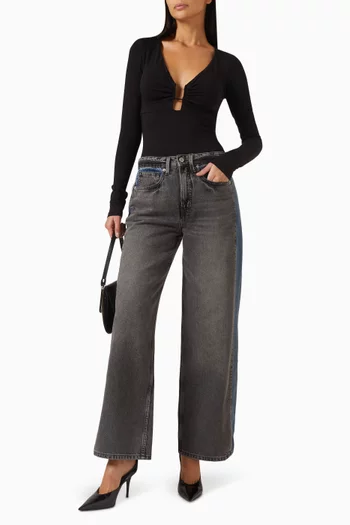 U-wire Long-sleeve Top in Jersey