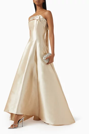 Crystal-embellished Gown